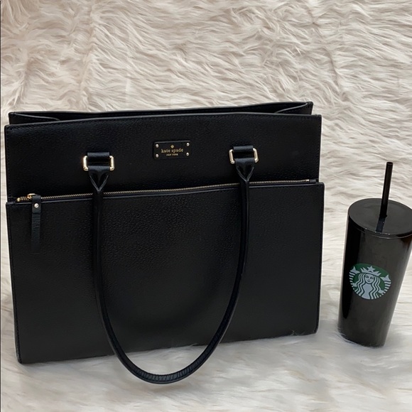 kate spade Handbags - Kate Spade black shoulder/laptop bag